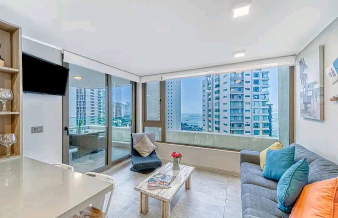Familiar Con Hermosa Vista Al Mar Apartamento Vina del Mar